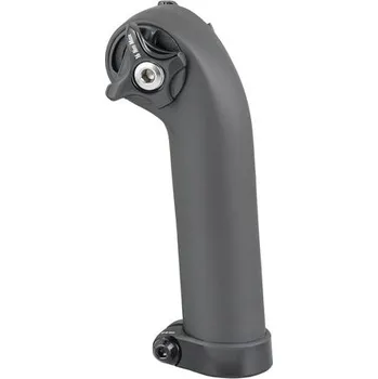 Sedlovka TREK - Sedlový nástavec pro kulaté ližiny carbon (Round Seat Cap) 135mm 20mm Offset-Black