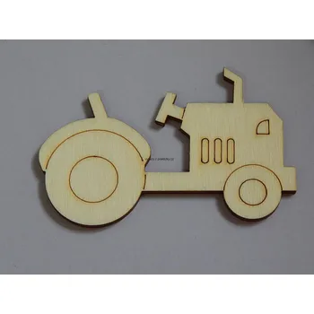 Překližka Výřez z překližky, L36/2, TRAKTOR II.-malý, 4,9x2,8cm, 1ks