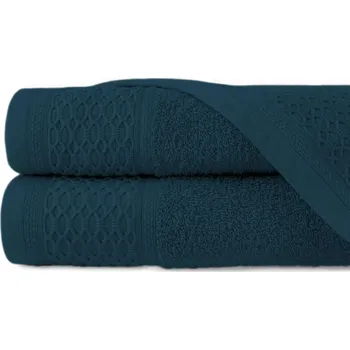 Ručník BAVLNĚNÝ RUČNÍK SOLANO 30X50 CM TMAVĚMODRÁ