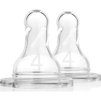 Savička DR BROWN`S DR.BROWN'S Savička na láhve Options+ úzké 9m+, silikonový 2 ks