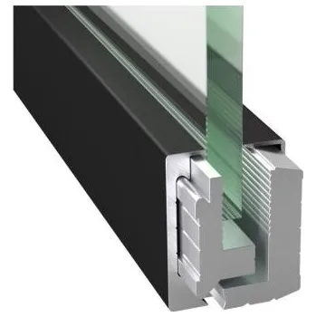 Zábradlí UMAKOV Svěrný al profil-3m s krycí lištou BLACK H50