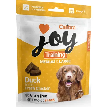 Pamlsek pro psa Calibra Joy Dog Training M&L Duck&Chicken 300g (min. odběr 7 ks)