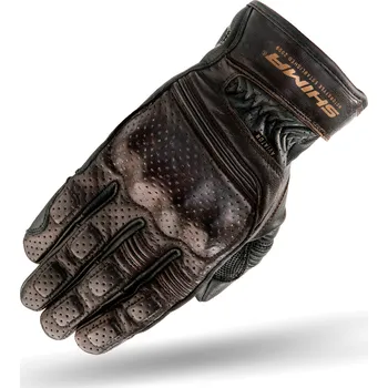 Moto rukavice moto rukavice SHIMA AVIATOR dark brown Velikost: M