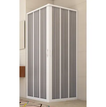 Hopa Flex Giove New Čtvercový sprchový kout 90 cm, posuvné dveře, bílá / plast, OLBBXF102001