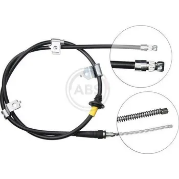 Lanko parkovací brzdy Tažné lanko, parkovací brzda A.B.S. K19378