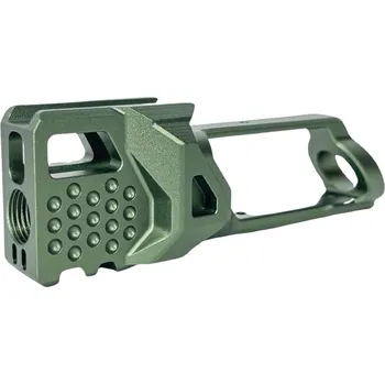 Airsoft CTM TAC CTM kompenzátor pro dlouhý FUKU-2 CNC Upper Set AAP-01 - Army Green