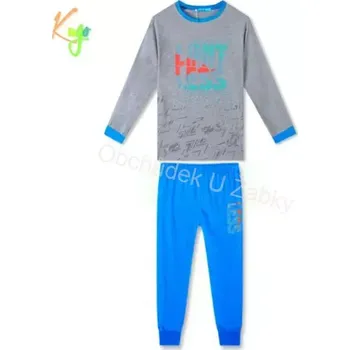 Chlapecké pyžamo CHLAPECKÉ PYŽAMO šedá/modrá Kugo MP3783