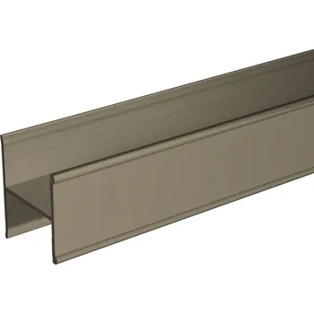 Nábytkové kování MARS Příslušenství pro posuvné dveře H18 spojovací profil, 38 × 2050 mm, bronzový 219-102