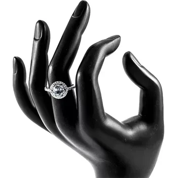 Prsten Stříbrný prsten 925 - zirkon akvamarínové barvy, ornamenty, čiré zirkonky - Velikost: 58