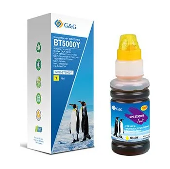 G&G kompatibilní ink s BT-5000Y, NPR-BT5000Y, yellow, 5000str. NPR-BT5000Y