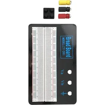 Plošný spoj Zkušební nepájivé kontaktní pole 630W,napájecí zdířky