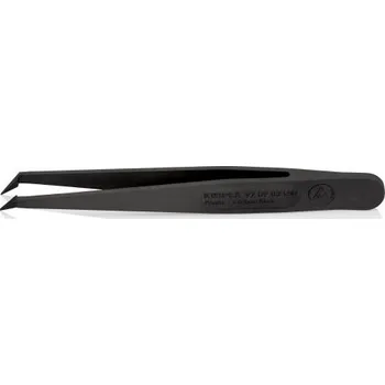Pinzeta plastová esd, zahnuté špice, knipex 920903esd