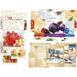 MFP pohlednice vánoční MIX G001 E výsek+UV+glitr 1240807