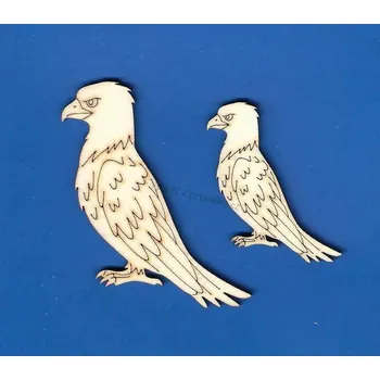 Překližka Výřez z překližky, P54/2, VÁŽNÝ OREL-malý, 4x5,5cm, 1ks