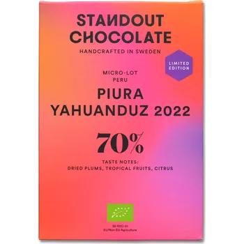 Čokoláda Standout Chocolate Čokoláda Piura Yahuanduz 2022 70% 50 g