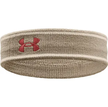 Striped Performance Terry Headband | Timberwolf Taupe/Ivory Dune/Sedona Red