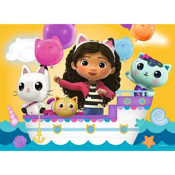 TREFL Puzzle Gábinin kouzelný domek: Barevný den - Na lodi 20 dílků