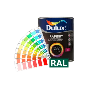 barva na zeď Dulux Rapidry Satin Matt 4,5l - míchaný