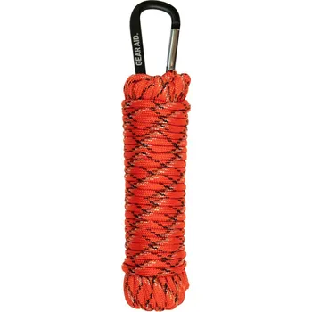 Vybavení pro přežití Gear Aid® Padáková šňůra Paracord 550 Gear Aid®, Barva: Černá / oranžová
