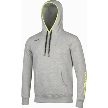 Pánská mikina Pánská mikina Mizuno Men Sweat Hoodie - Heather Grey Velikost: L