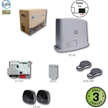 Pohon brány Key Automation S.r.l. DOPREDAJ! TURBOKIT80 pre posuvné brány do 800kg