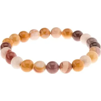 Náramek Náramek na ruku, různobarevné kulaté kamínky na pevné gumičce