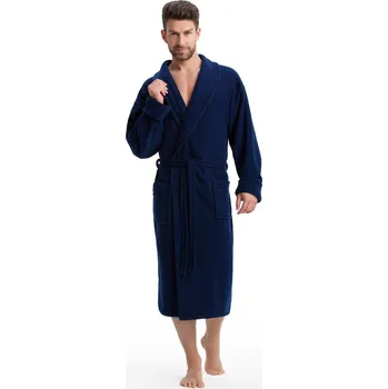 Dámský župan PÁNSKÝ ŽUPAN FR-020 námořní 2XL