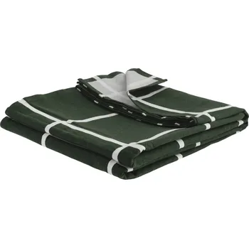 ubrus Storefactory Bavlněný ubrus Green Checkered 250 x 140 cm