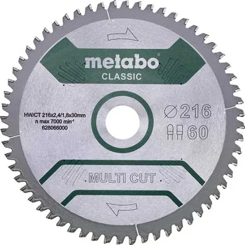 Pilový kotouč METABO Pilový kotouč Multi Cut pr.216x2,4x30 mm