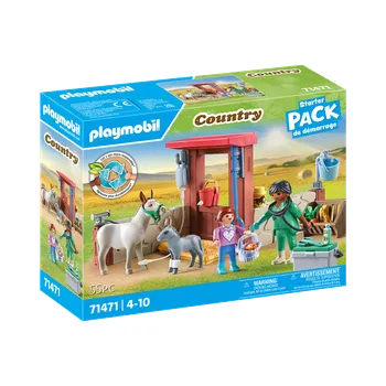 Stavebnice Playmobil StarterPack Veterinární výjezd k oslíkům PLAYMOBIL® 71471