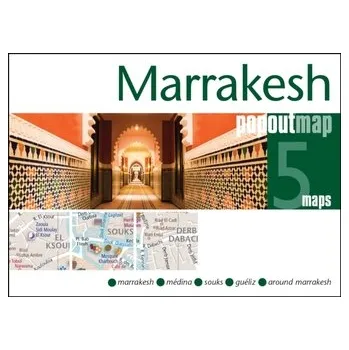 Encyklopedie Marrakesh PopOut Map - pocket size pop up city map of Marrakesh