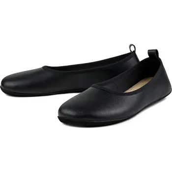 Dámské baleríny Ahinsa shoes Balerínka Ananda NARROW - černá ÚZKÁ bez pásku Velikost EU: 41, vnitřní délka: 268, vnitřní šířka: 92