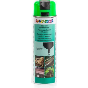 Barva ve spreji Dupli-Color Značkovací sprej fluorescenční, zelený, 500 ml,  656651