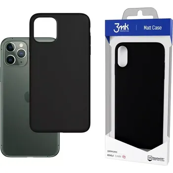 Pouzdro na mobilní telefon 3MK Ochranný kryt Apple iPhone 12/12 Pro - 3mk Matt Case black, 5903108291095