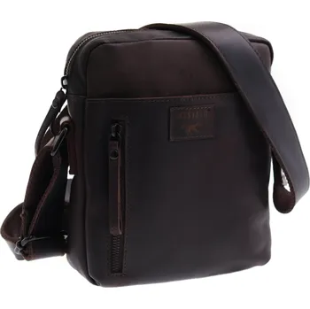 Pánská kožená taška přes rameno Mustang Trento hnědá