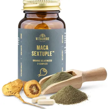 Přírodní produkt Vitalvibe Maca Extrakt 120 kapslí
