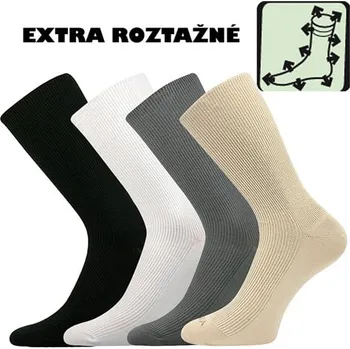 Dámské ponožky Extra roztažné ponožky OREGAN bílá 35-38 (23-25)