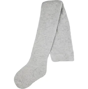 Dámské punčochy BAVLNA PUNČOCHÁČE hladké ŠEDÁ MELANŽ NOVITI 116/122 N005G