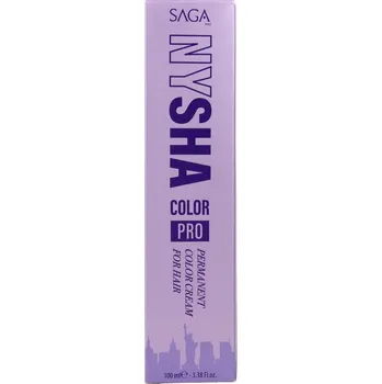Barva na vlasy Trvalá Barva na vlasy Saga Pro Nysha Color Nº 10.34 100 ml