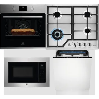 Set domácích spotřebičů ELECTROLUX KOFGH70TX + ELECTROLUX KGS64362XX + ELECTROLUX EMS4253TEX + ELECTROLUX EES48200L