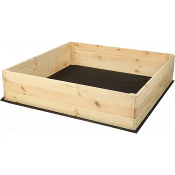 Vyvýšený záhon BIO FLAME Vyvýšený záhon 83x80 cm, dřevěný, borové dřevo