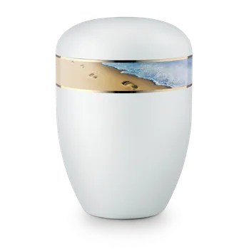 Smuteční dekorace Ekologická urna 360° - Stopy v písku