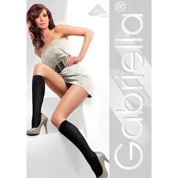 Dámské punčochy Podkolenky hladké dámské vzor Mikrofibra 501 Gabriella botella (zelená tmavá) UNI