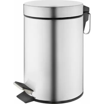 Odpadkový koš Odpadkový koš s pedálem OKKO T-Y0103SS, 3 l, mat. stříbrný