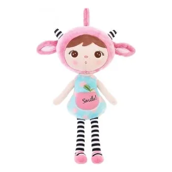 Panenka Metoo Hadrová panenka Smile, 50cm - sv. modrá