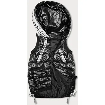 Dámská vesta Stahovací šedá dámská vesta s kapucí J.STYLE, odstíny šedé XL (42) i392_22733-53