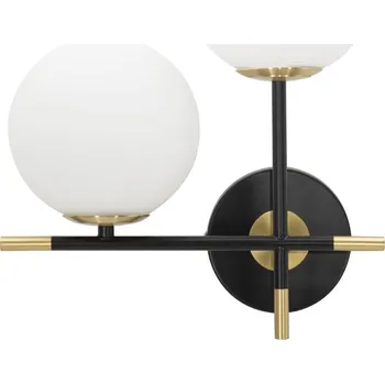 Stojací lampa Mauro Ferretti Nástěnná lampa se 2 koulemi DARKY