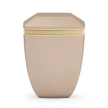 Smuteční dekorace Ekologická urna Meander - Champagne