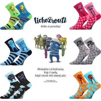 Ponožky LICHOŽROUTI K ŽILETKA 39-42 (26-28)