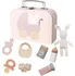 Doplněk pro panenku Jabadabado Potřeby pro miminko v kufříku Zajíček
